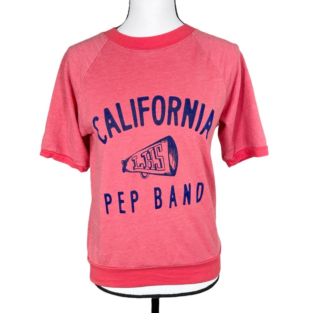 Project Social T & Urban Outfitters Coral Short Sleeve Sweatshirt
